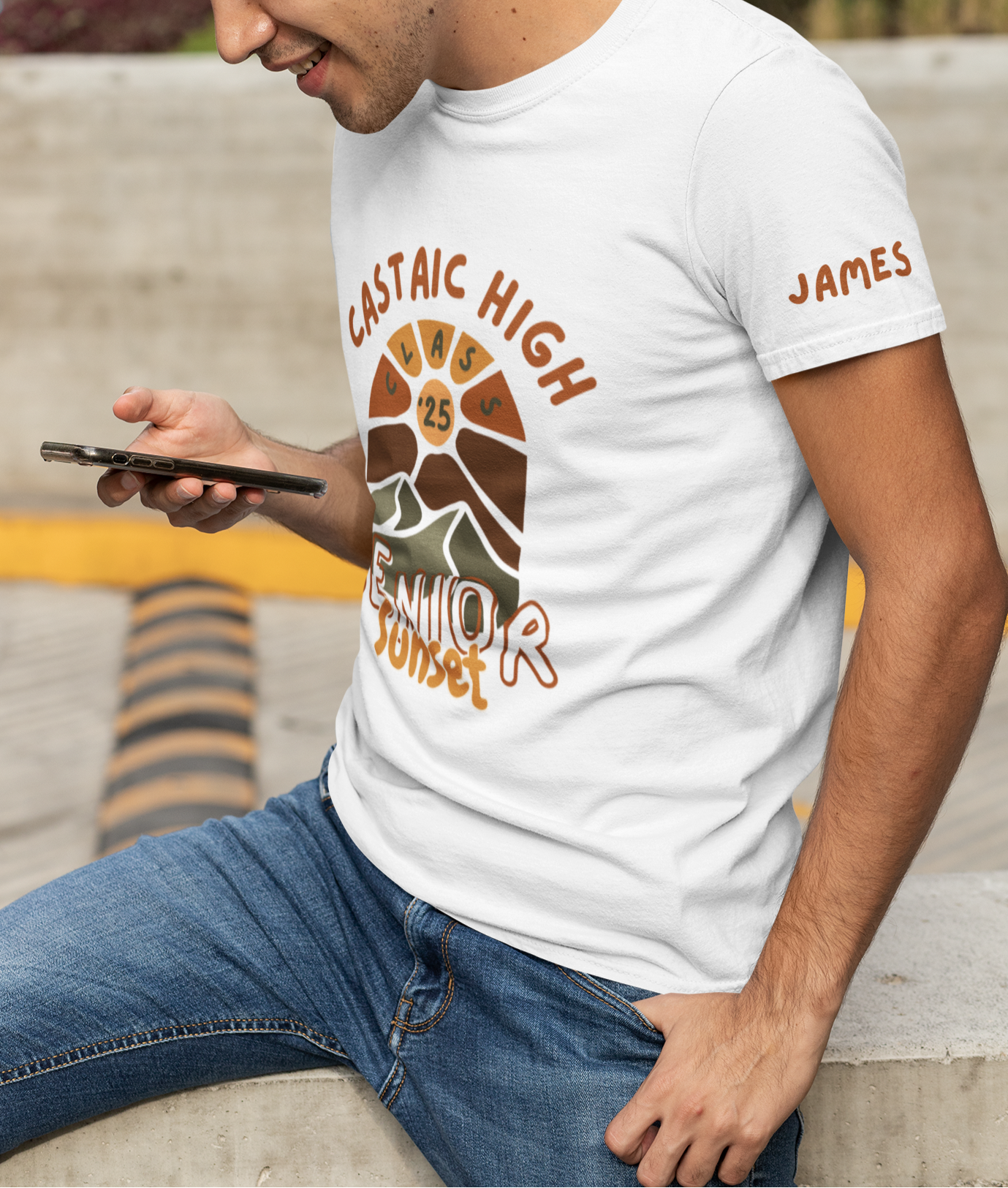 Castaic High Senior Sunset Tee