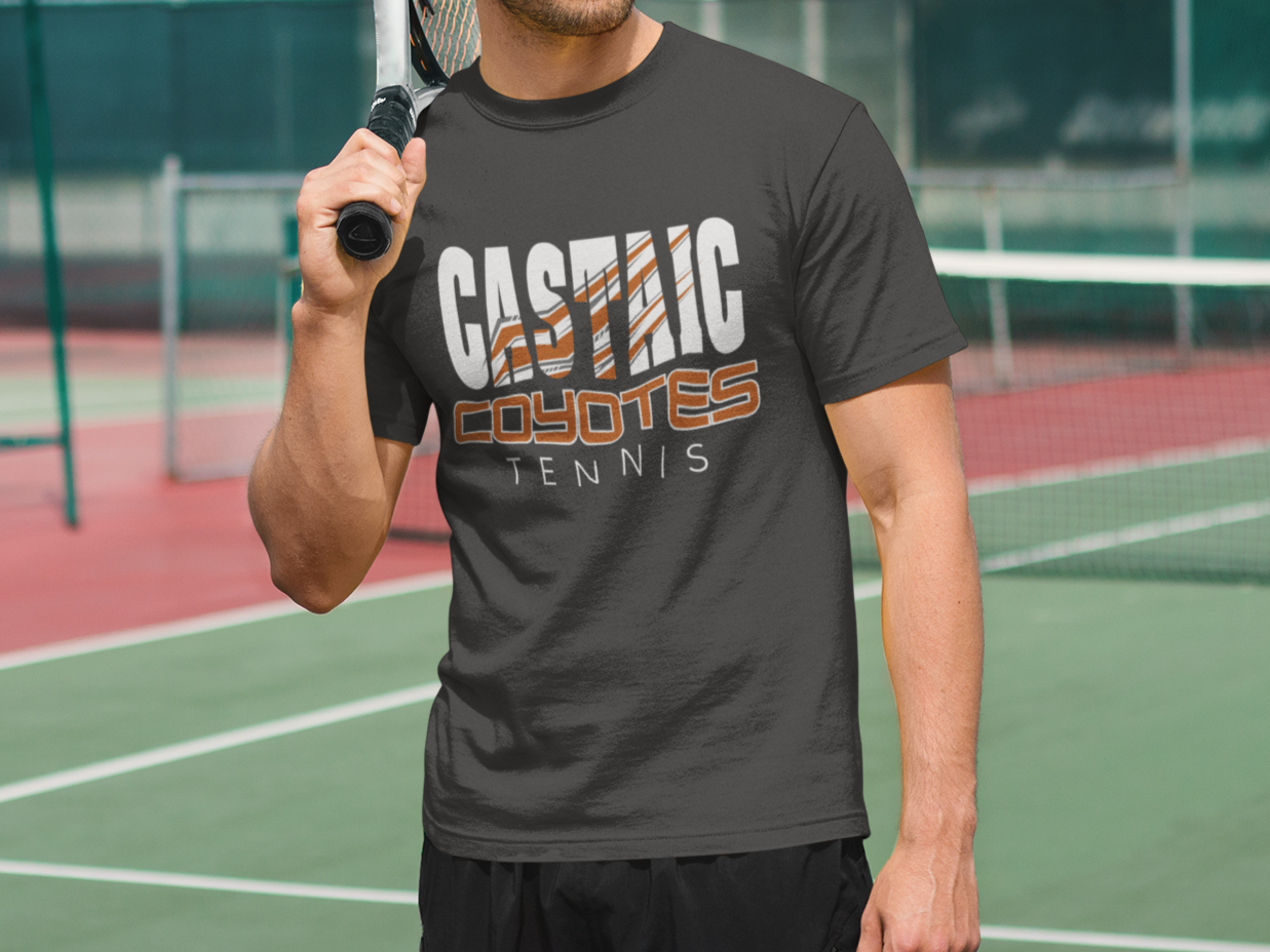 Castaic High Tennis Tee Personalized with name