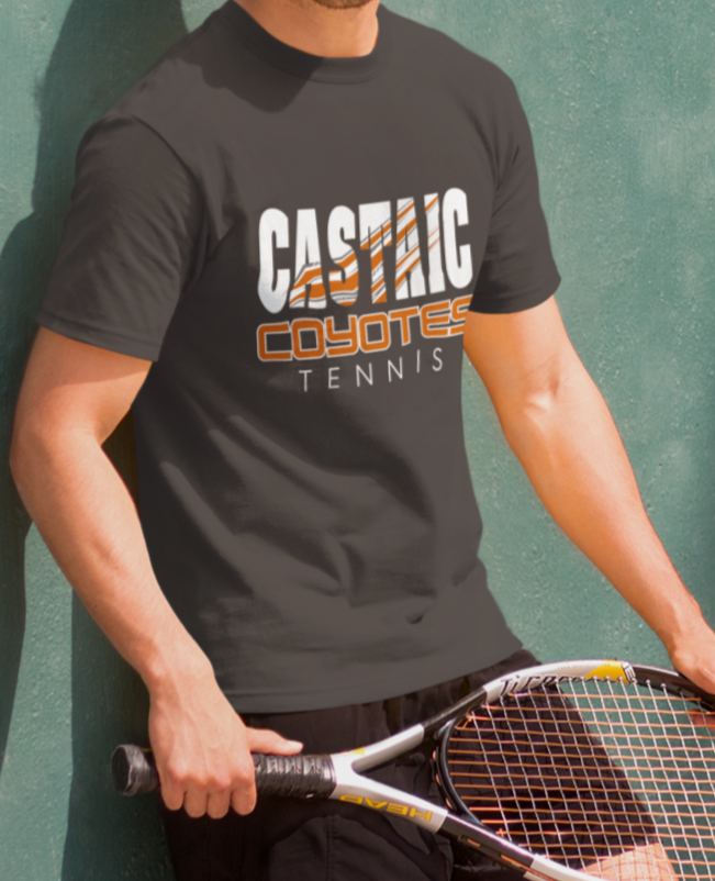 Castaic High Tennis Tee Personalized with name