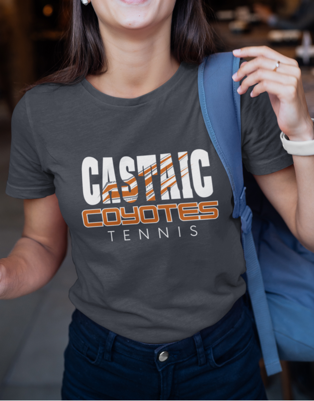 Castaic High Tennis Tee Personalized with name